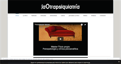 Desktop Screenshot of laotrapsiquiatria.com