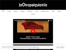 Tablet Screenshot of laotrapsiquiatria.com